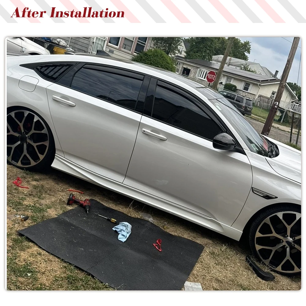 gloss black car side skirt extension lip splitters for honda accord 2018 2022 car side bumper protector racing car body kits gloss black car side skirt extension lip splitters for honda accord 2018 2022 car side bumper protector racing car body kits