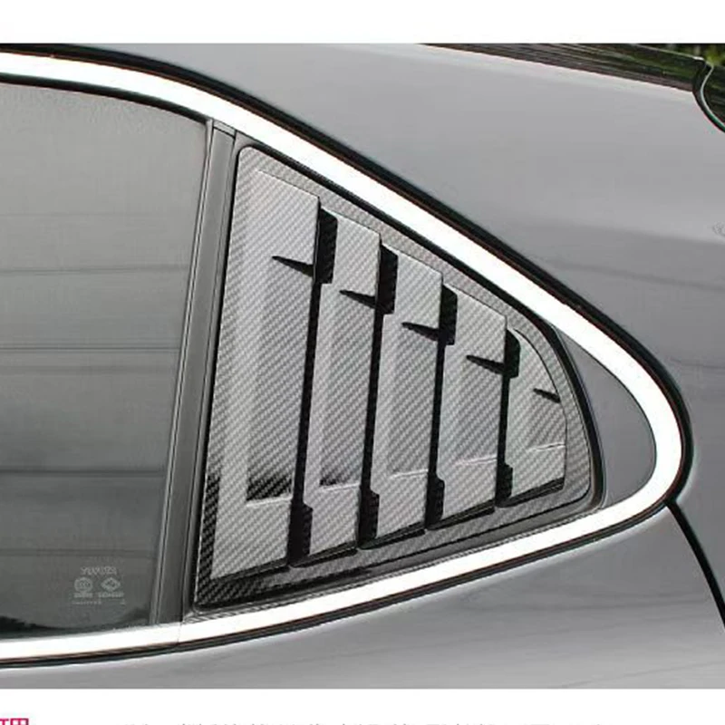 for toyota camry xv70 2017 2018 2020 2022 2023 rear window triangular louver decorative frame automotive exterior modification for toyota camry xv70 2017 2018 2020 2022 2023 rear window triangular louver decorative frame automotive exterior modification