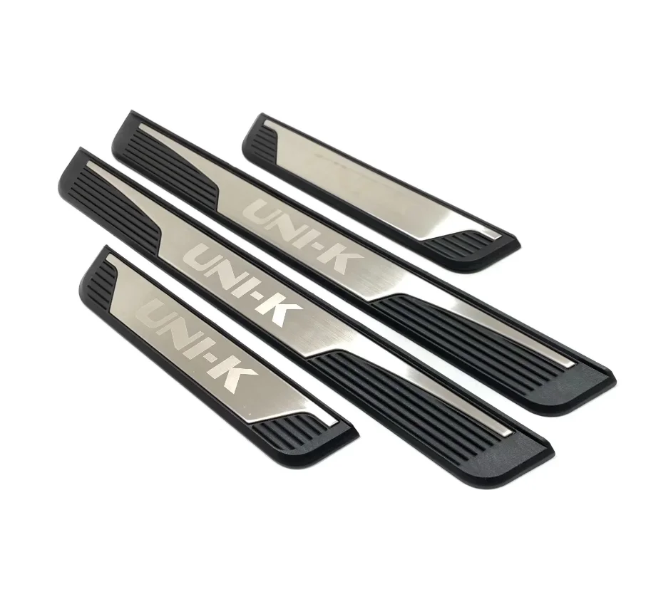 for changan uni k unik 2021 2022 2023 door sill anti kick decoration bumper anti dirty cover stickers trim for changan uni k unik 2021 2022 2023 door sill anti kick decoration bumper anti dirty cover stickers trim