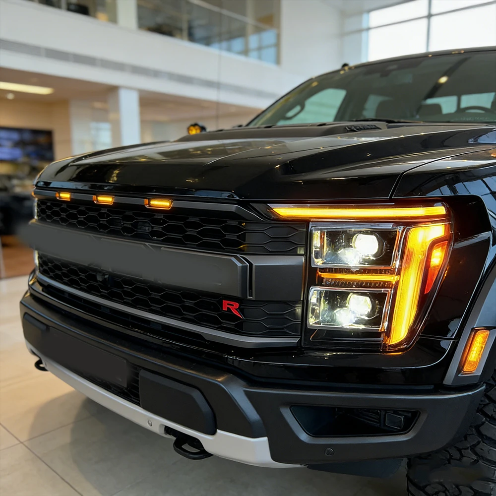 for ford f150 raptor 2022 2024 led auto headlight assembly projector lens front lamps upgrade plug and play car for ford f150 raptor 2022 2024 led auto headlight assembly projector lens front lamps upgrade plug and play car