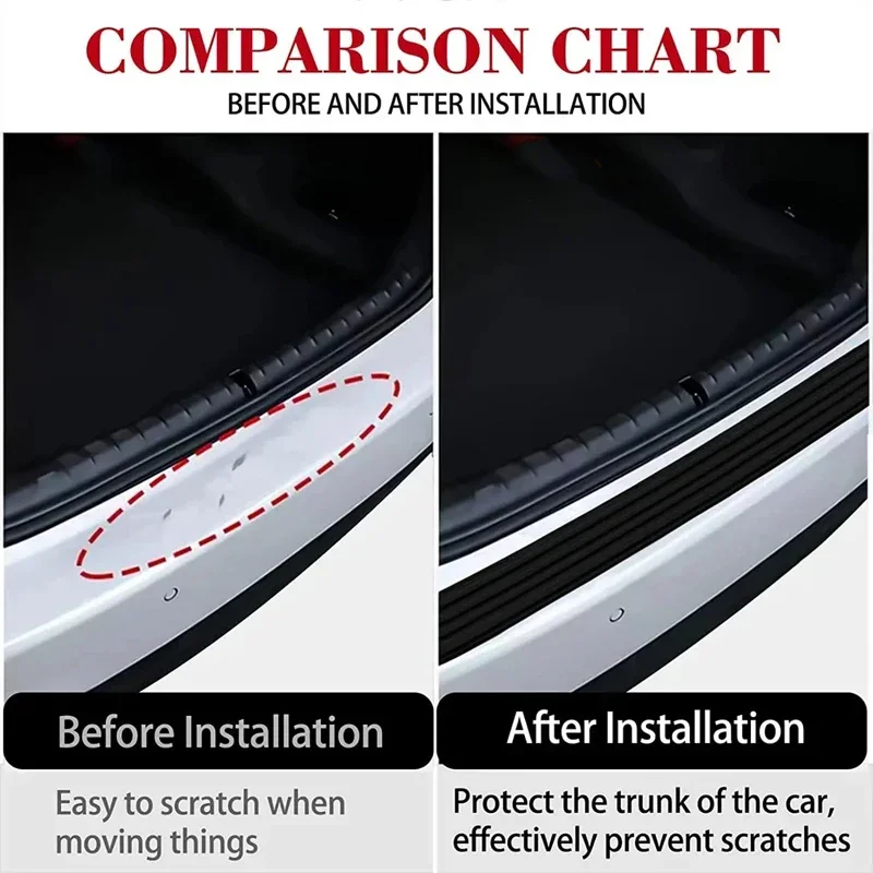 car trunk sill anti scratch guard strip for jetour dashing dasheng rear bumper rubber protector decorative cover sticker car trunk sill anti scratch guard strip for jetour dashing dasheng rear bumper rubber protector decorative cover sticker