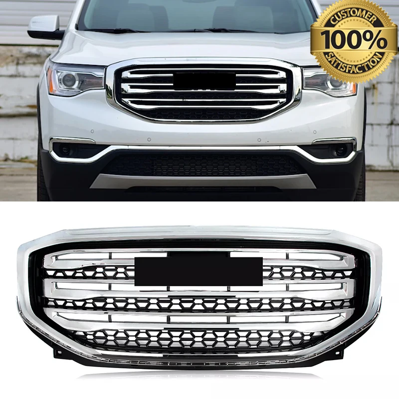 front bumper grille grill assembly for gmc acadia sle slt sl 2017 2018 2019 radiator centre grill mesh black chrome 64kw94v front bumper grille grill assembly for gmc acadia sle slt sl 2017 2018 2019 radiator centre grill mesh black chrome 64kw94v