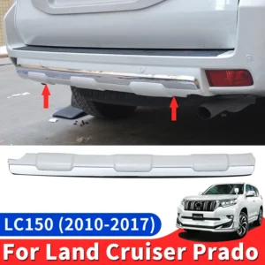 rear bumper modification suitable for land cruiser prado 150 2010 2017 external accessories lc150 rear surrounding decoration