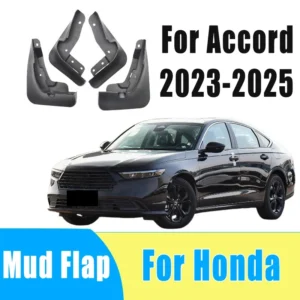 4pcs auto tire mudguard waterproof prevent mud splashing car mud flap fender trim accessories for honda accord 2023 2025 2024