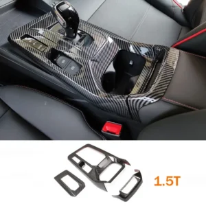 for mg gt mg 5 2022 2023 carbon look trim interior car accessories window lift center console gear panel inner handle air trim