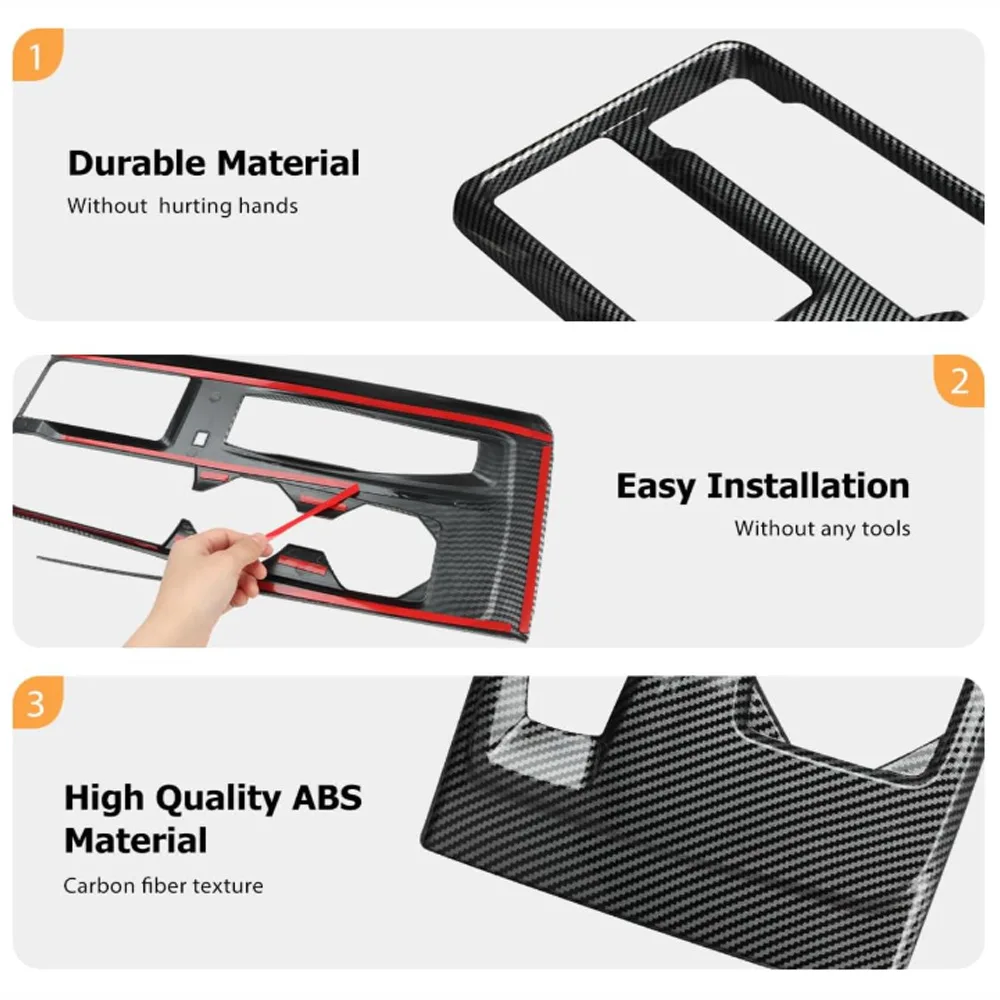 for toyota camry xv80 9th 2025 2024 abs carbon fiber window lift switch panel air vent trim gear shift cover interior accessorie for toyota camry xv80 9th 2025 2024 abs carbon fiber window lift switch panel air vent trim gear shift cover interior accessorie