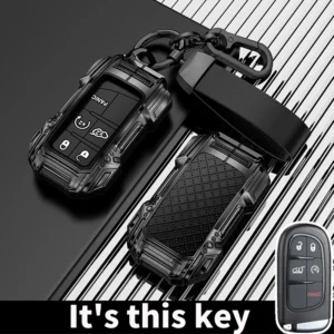 car metal key case cover for jeep grand cherokee wk2 renegade compass cherokee traitor compass keychain accessories