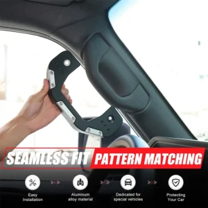 for toyota land cruiser prado 250 lc250 2024 2025 aluminum alloy black car a pillar handle interior car accessories