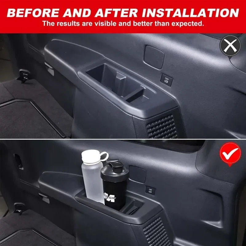 for 2024+ toyota land cruiser prado 250 lc250 2024+ black car center console storage water cup cover car interior for 2024+ toyota land cruiser prado 250 lc250 2024+ black car center console storage water cup cover car interior