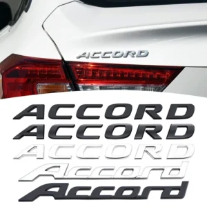 1pcs abs car logo for honda s accord logo car tail trunk modified original letter applique universal accessories stickers decal