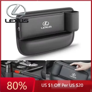 2026 hot interior stickers car seat gap storage box auto seat side seam leak proof plug for lexus is250 rx350 lx570 lx600 lx470