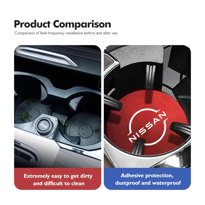 2pcs car coaster anti slip mat sheepskin water cup holder pad for nissan sentra altima versa maxima murano note armada pulsar 2pcs car coaster anti slip mat sheepskin water cup holder pad for nissan sentra altima versa maxima murano note armada pulsar