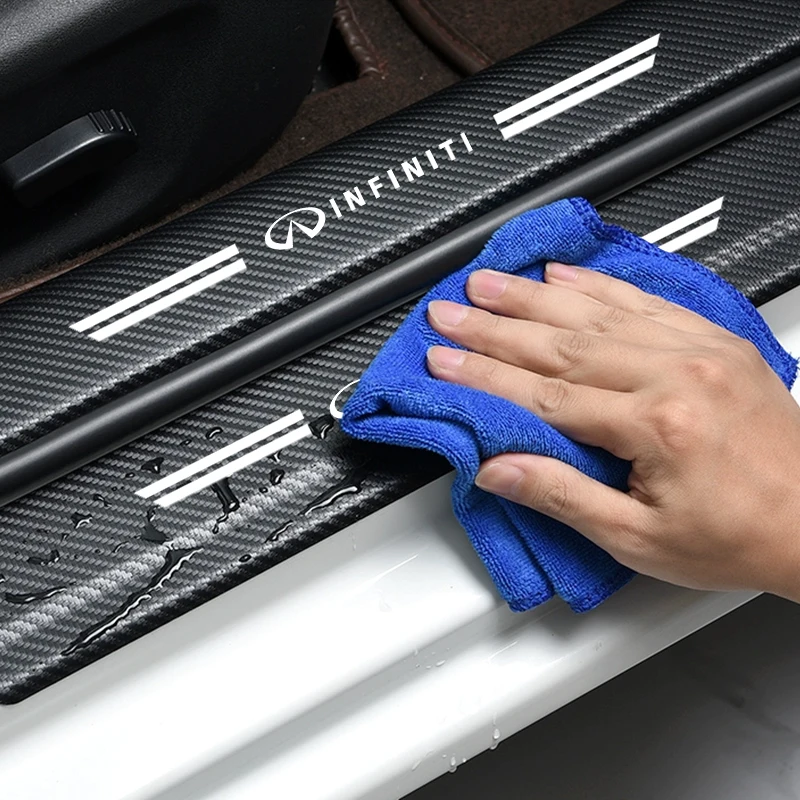 for infiniti q50 q30 qx70 fx50s q60 q70 qx80 qx30 ex fx car threshold strip carbon fiber car trunk door sill protection sticker for infiniti q50 q30 qx70 fx50s q60 q70 qx80 qx30 ex fx car threshold strip carbon fiber car trunk door sill protection sticker