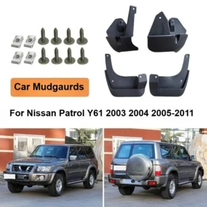 for nissan patrol y61 2003 2004 2005 2011 car mudguards splash guards front rear wheel fender mud flaps accessories