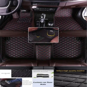 customized car floor mats for lexus is is200 is200c is250 is300 is300h is350 is500 auto pu leather waterproof carpets foot coche