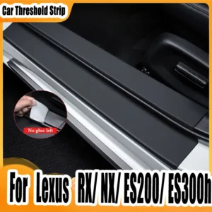 for lexus nx rx es200 es300h car threshold strip door trunk protective sticker auto interior anti dirty scratch resistant film