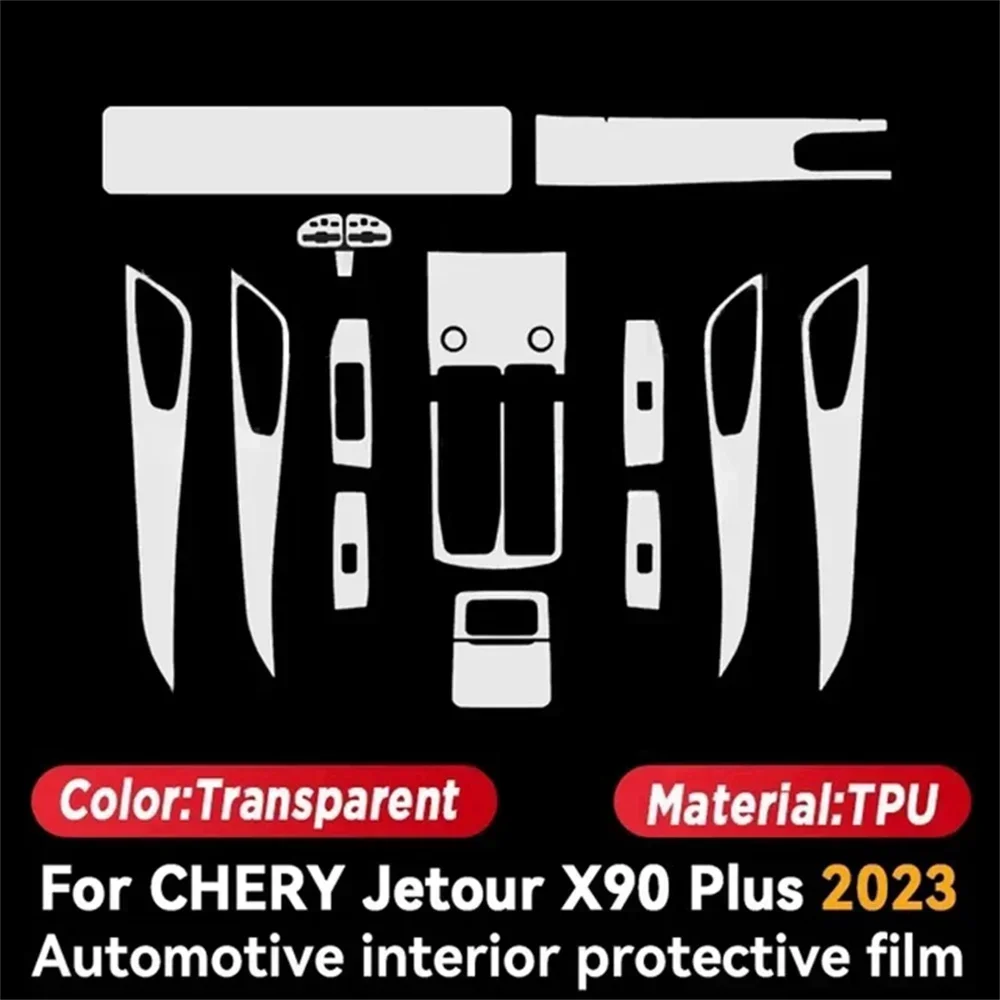 tpu car interior car door center console media dashboard navigation anti scratch protector film for chery jetour x90 plus 2023 tpu car interior car door center console media dashboard navigation anti scratch protector film for chery jetour x90 plus 2023