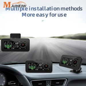 m60 head up display speed slope meter kmh mph digital gps inclinometer car m50 hud compass overspeed alarm off road accessories