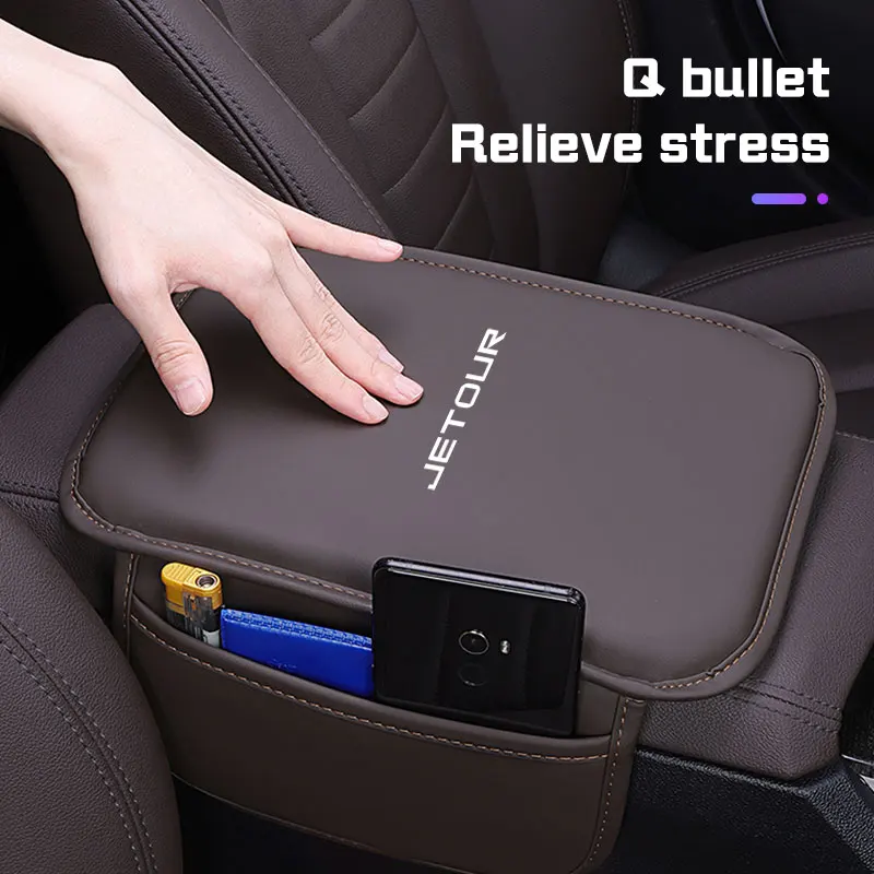 for jetour t3 x70 x70smx90 plus dashing x 1 x95 l6 i dm leather car armrest box mat center console protector cushion for jetour t3 x70 x70smx90 plus dashing x 1 x95 l6 i dm leather car armrest box mat center console protector cushion