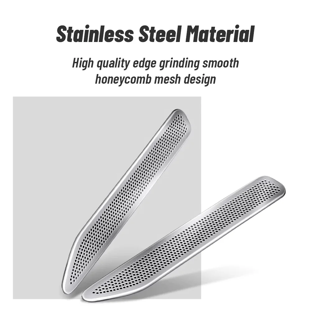 for geely starray 2024 auto door air outlet cover air vent anti blocking stainless steel protector decoration for geely starray 2024 auto door air outlet cover air vent anti blocking stainless steel protector decoration