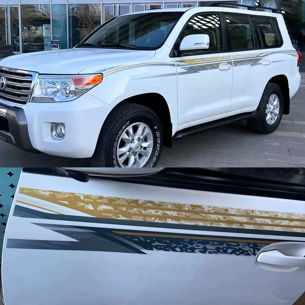 car side door sticker decal for toyota land cruiser 200 cl100 2008 2021 decal creative full body styling car side door sticker decal for toyota land cruiser 200 cl100 2008 2021 decal creative full body styling