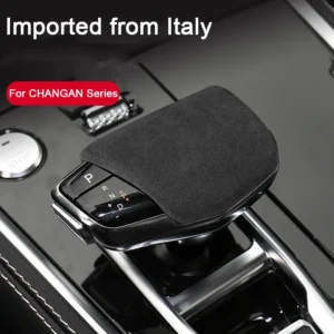 for changan cs95 cs75 cs85 coupe eado plus 2017 2024 a lcantara suede car gear shift knob trim cover gears head lever accessory