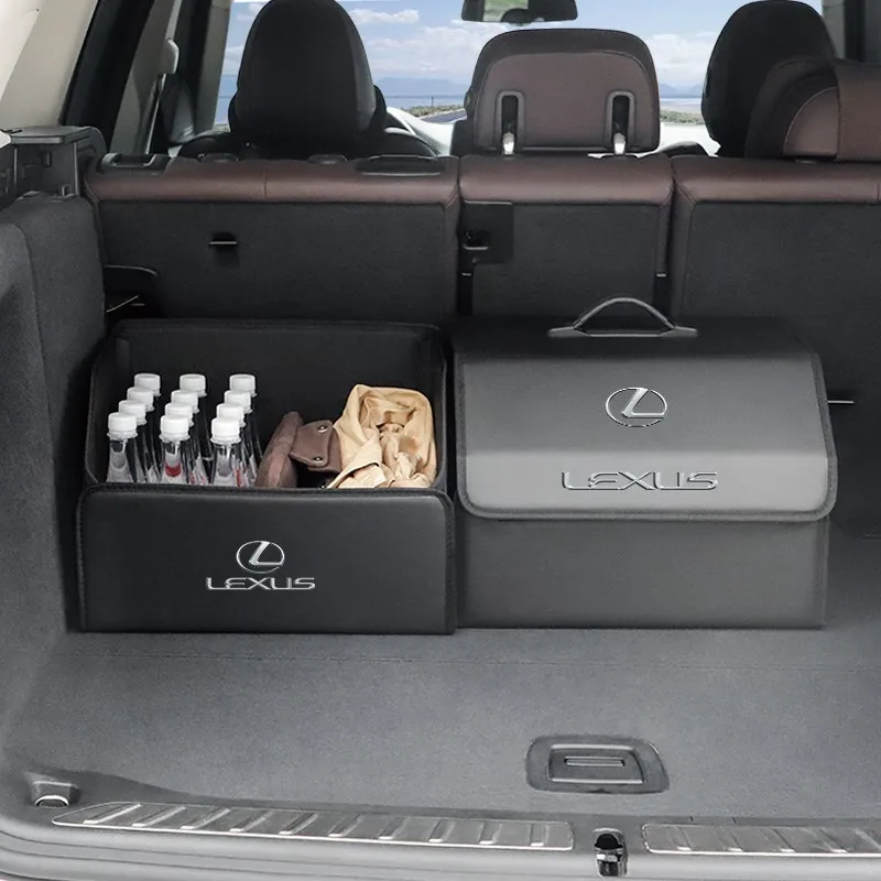 car trunk leather storage box foldable auto organizer bag for lexus f sport gs gx is ls lx ct lc lbx nx rx 350h 450h es ux 300e car trunk leather storage box foldable auto organizer bag for lexus f sport gs gx is ls lx ct lc lbx nx rx 350h 450h es ux 300e