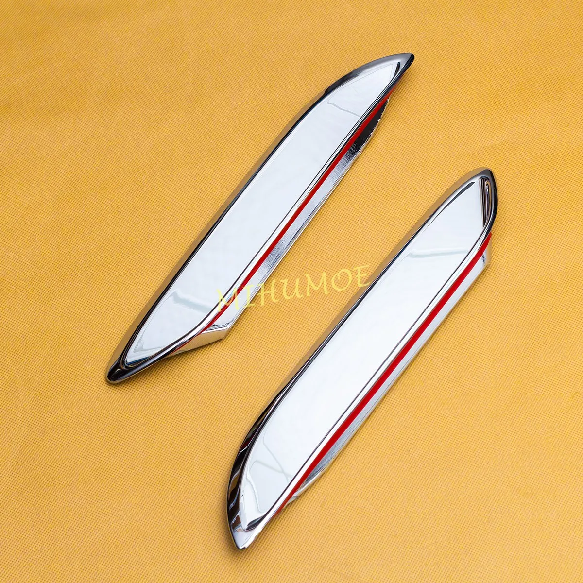 for lexus rx 350 350h 450h+ 500h 2023 2024 2025 rear bumper air vent covers decoration glossy chrome car for lexus rx 350 350h 450h+ 500h 2023 2024 2025 rear bumper air vent covers decoration glossy chrome car