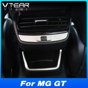 for mg5 mg gt 2022 2023 2024 accessories car rear armrest air outlet trim strip cover interior modification sticker auto product