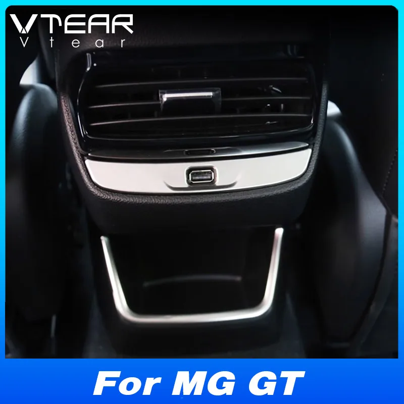 for mg5 mg gt 2022 2023 2024 accessories car rear armrest air outlet trim strip cover interior modification sticker auto product for mg5 mg gt 2022 2023 2024 accessories car rear armrest air outlet trim strip cover interior modification sticker auto product