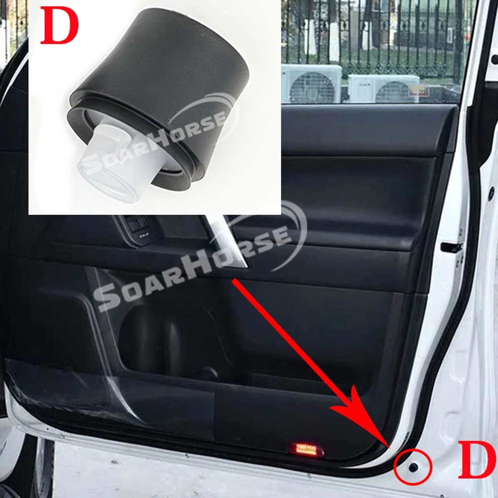 door bumper guards absorber stopper engine hood cushion pad tailgate rubber buffer for toyota land cruiser prado lc150 2010 2021 door bumper guards absorber stopper engine hood cushion pad tailgate rubber buffer for toyota land cruiser prado lc150 2010 2021