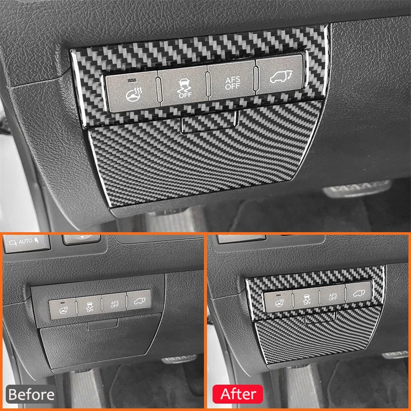 for lexus lx 2008 2015 carbon fiber auto driver side storage box panel control buttons switch frame decoration interior sticker for lexus lx 2008 2015 carbon fiber auto driver side storage box panel control buttons switch frame decoration interior sticker