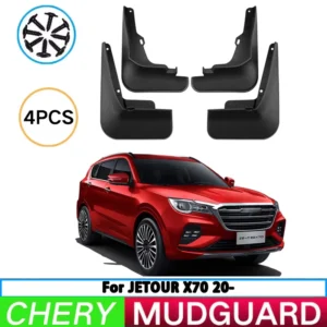 for chery jetour x70 2020 2024 car tire fender splash guard front and rear wheel fender auto parts 4pcs