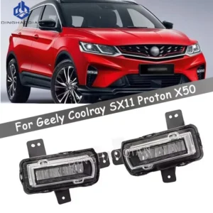car front bumper led fog lamp left right fog light for geely coolray sx11 proton x50 2018 2019 2020 2021