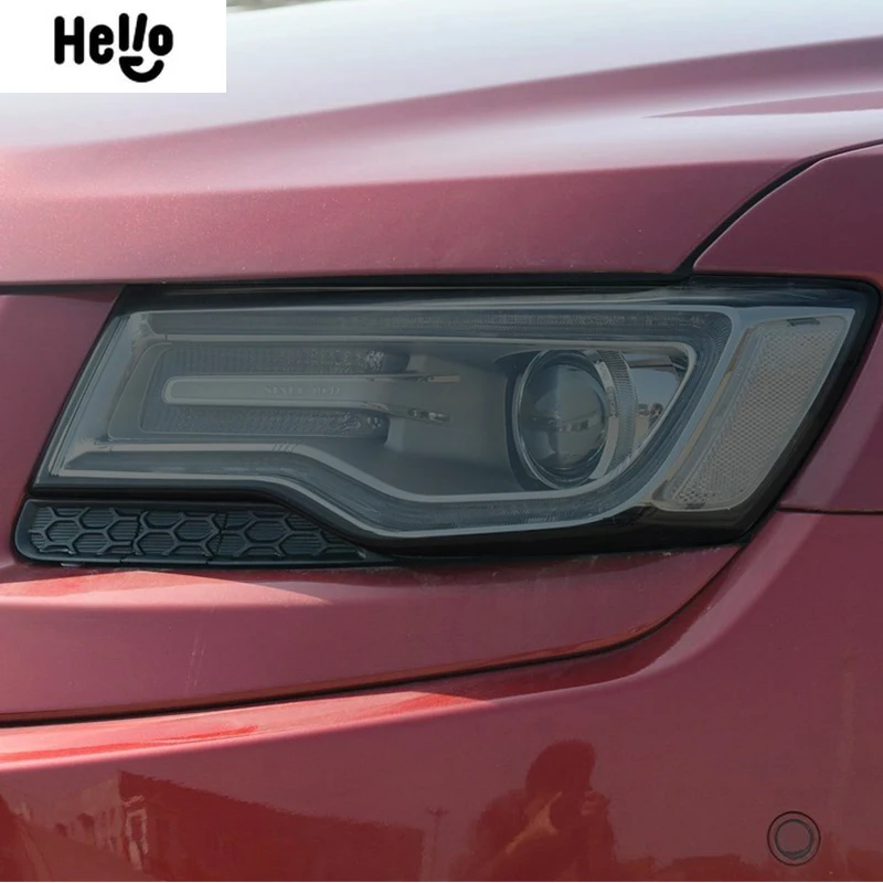 for jeep grand cherokee wk2 2014 2020 car headlight protective film smoked black tint wrap vinyl transparent tpu sticker for jeep grand cherokee wk2 2014 2020 car headlight protective film smoked black tint wrap vinyl transparent tpu sticker