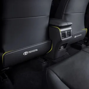 1pcs car seat back anti kick pad mats cover for toyota verso sienna yaris avalon camry fortuner highlander rav4 auto accessories