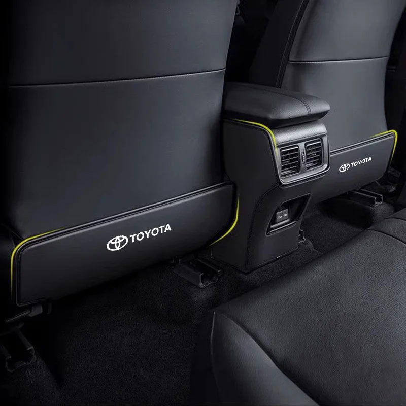 1pcs car seat back anti kick pad mats cover for toyota verso sienna yaris avalon camry fortuner highlander rav4 auto accessories 1pcs car seat back anti kick pad mats cover for toyota verso sienna yaris avalon camry fortuner highlander rav4 auto accessories