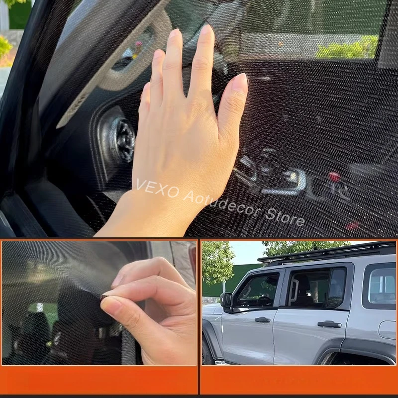 for tank 300 magnetic anti mosquito sunscreen curtain car side window sunshade uv protect shield mesh window screen for camping for tank 300 magnetic anti mosquito sunscreen curtain car side window sunshade uv protect shield mesh window screen for camping
