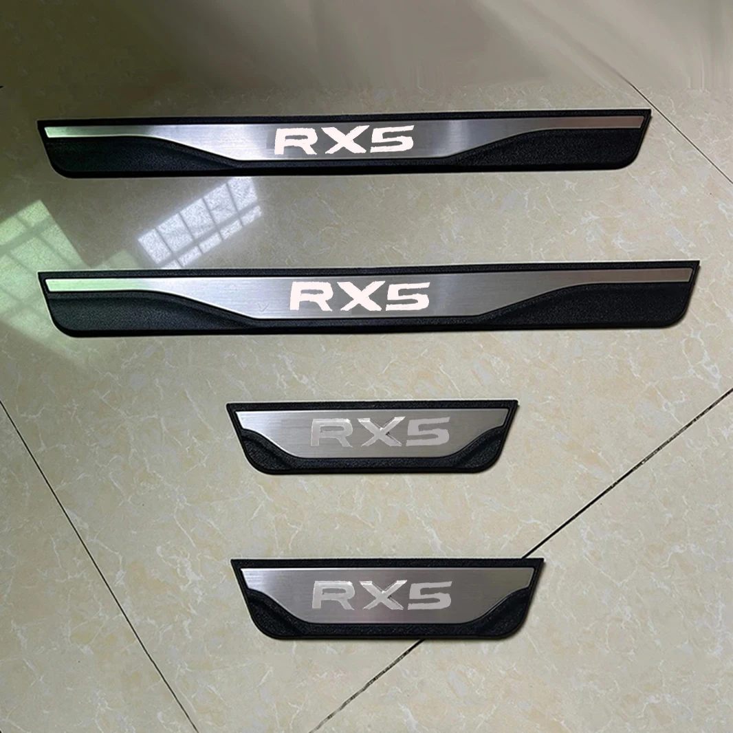 for mg rx5 2024 2025 car door scuff plate trim pedal thresold kick pad protector stainless steel plastic sticker for mg rx5 2024 2025 car door scuff plate trim pedal thresold kick pad protector stainless steel plastic sticker