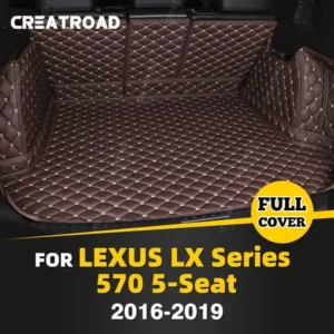 for lexus lx series 570 5 seat 2016 2019 auto full coverage trunk mat car protective pad cargo liner interior accessories
