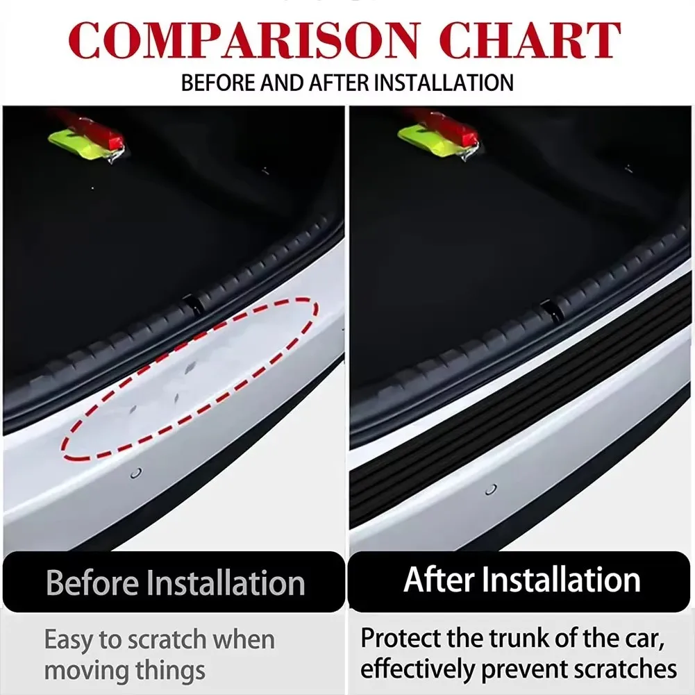 for toyota land cruiser pvc rubber protective strip, car trunk door sill protection sticker reinforcement decorative sticker for toyota land cruiser pvc rubber protective strip, car trunk door sill protection sticker reinforcement decorative sticker