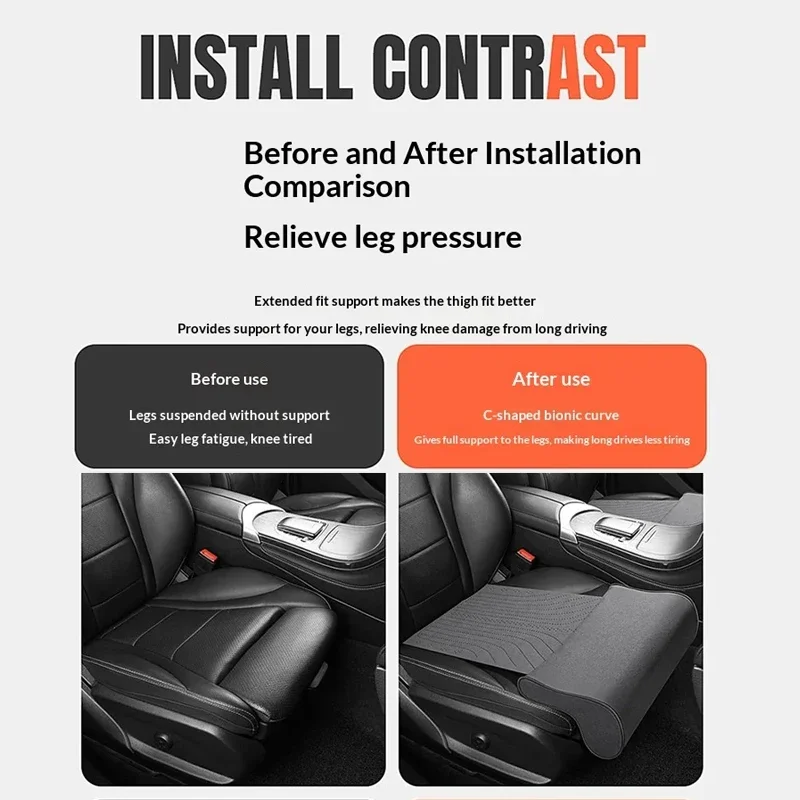 ar seat leg support extension mat support pad seat extension leg pad for changan uni k unik ar seat leg support extension mat support pad seat extension leg pad for changan uni k unik