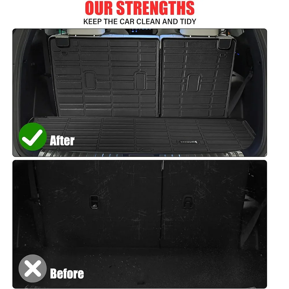 new floor mats for nissan pathfinder 7/8 seats 2022 2023 2024 with backrest mat &trunk mat all weather tpe rubber cargo liner new floor mats for nissan pathfinder 7/8 seats 2022 2023 2024 with backrest mat &trunk mat all weather tpe rubber cargo liner
