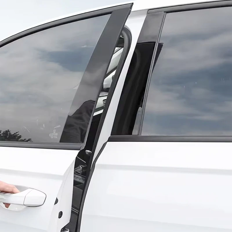 for honda civic 10th 2016 2021 piano black b c pillar stickers, easy install pc window trim anti scratch exterior styling parts for honda civic 10th 2016 2021 piano black b c pillar stickers, easy install pc window trim anti scratch exterior styling parts