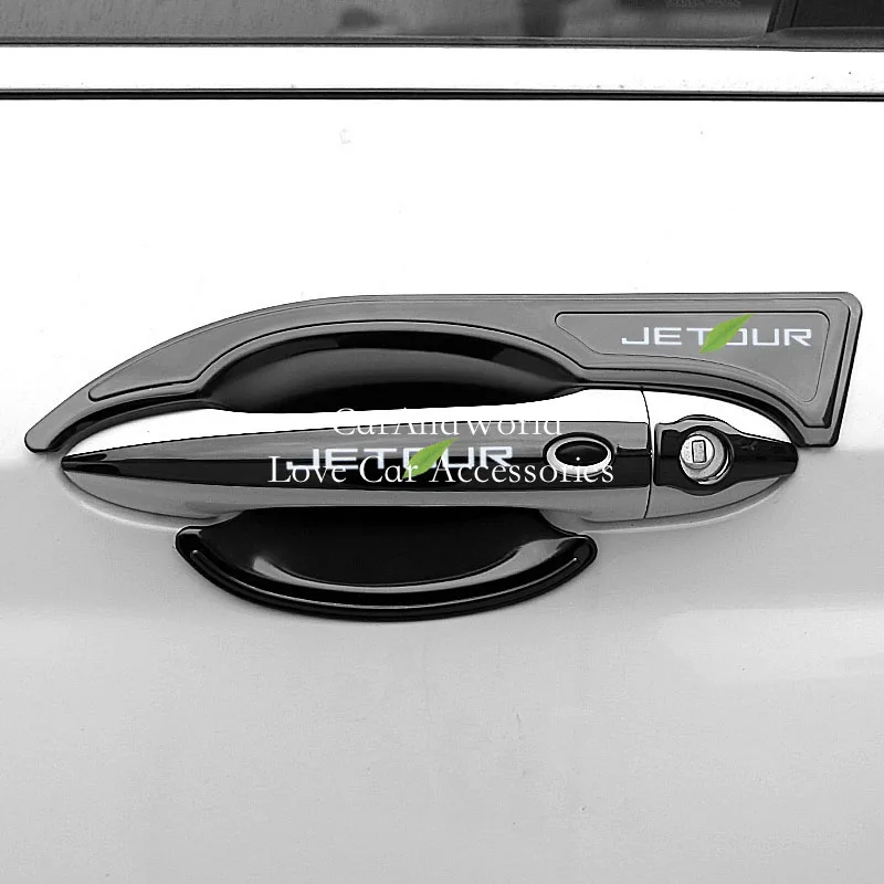 stainless steel car body door handle bowl frame cover protector trims interior moulding accessories for jetour x70 2018 2022 stainless steel car body door handle bowl frame cover protector trims interior moulding accessories for jetour x70 2018 2022