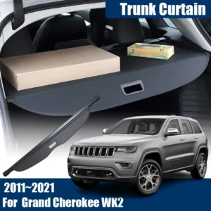 for jeep grand cherokee wk2 2014 2012 accessories 2011~2021 car trunk cargo cover trunk storage partition privacy auto interior