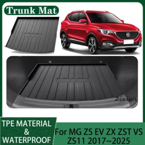 for mg zs ev zx zst vs zs11 2017~2025 2018 2019 2020 2021 2022 2023 2024 car tpe trunk mat anti scratch interior accessories