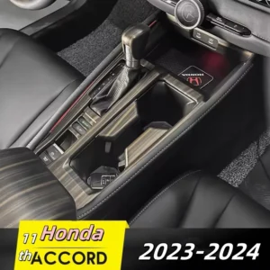car center console gear shift panel cover abs plastic decoration frame for honda accord 11th 2023 2024 auto interior accessories