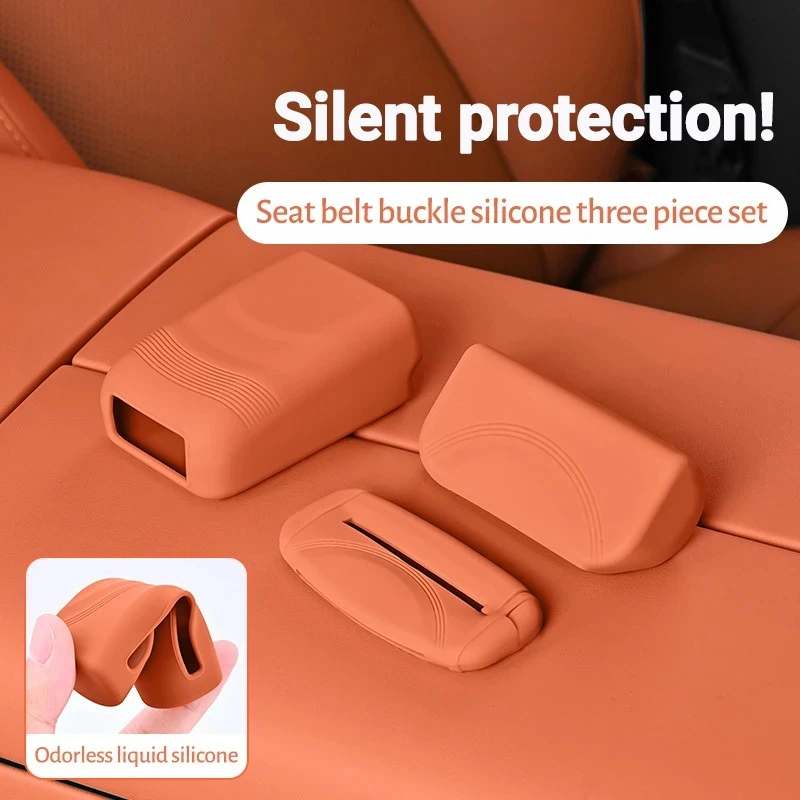 universal car seat belt socket protective cover silicone car safety seat belt anti scratch cover button protective case universal car seat belt socket protective cover silicone car safety seat belt anti scratch cover button protective case