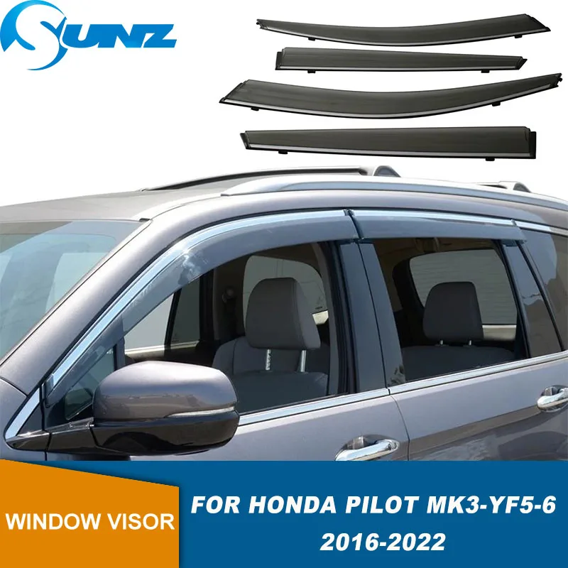 side window deflector for honda pilot mk3 yf5 6 2016 2017 2018 2019 2020 2021 2022 waterproof rain awnings shelter deflector side window deflector for honda pilot mk3 yf5 6 2016 2017 2018 2019 2020 2021 2022 waterproof rain awnings shelter deflector